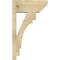 Ekena Millwork Merced Slat Rough Sawn Outlooker, Douglas Fir, 8"W x 18"D x 30"H OUT08X18X30MRC06RDF - alternate 3